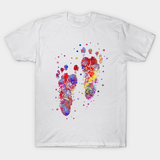 Footprint T-Shirt by RosaliArt